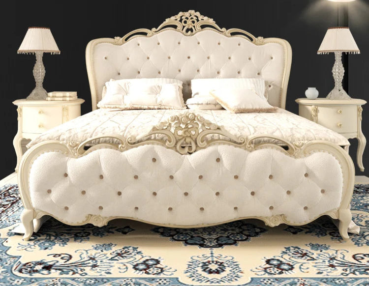 Kaiserliches Luxus-Bett "Majestät" aus edlem Massivholz-letto-design.com