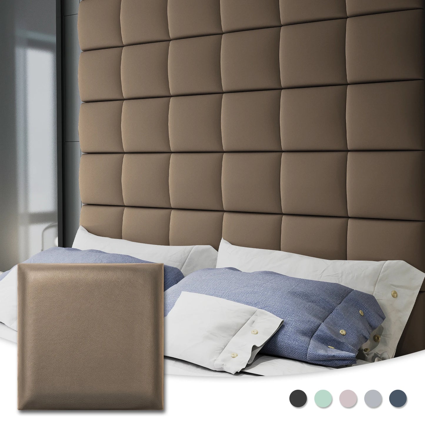 Luxus Kopfteil "Pannello Capitonné Moderno" – Modern & Wasserdicht-letto-design.com