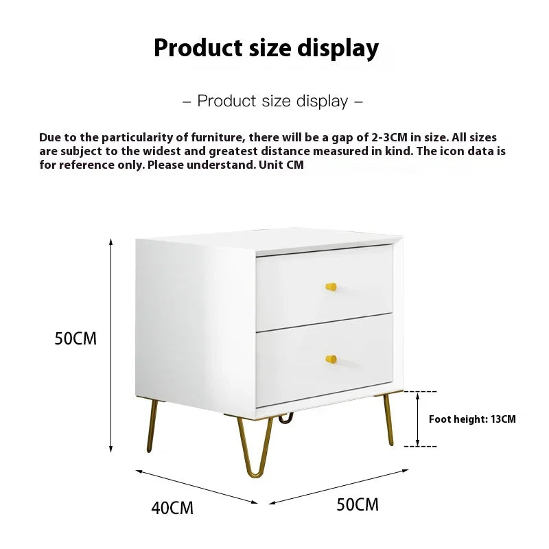 Stilvoller Nachttisch aus Edelstahl mit luxuriöser Ästhetik-letto-design.com