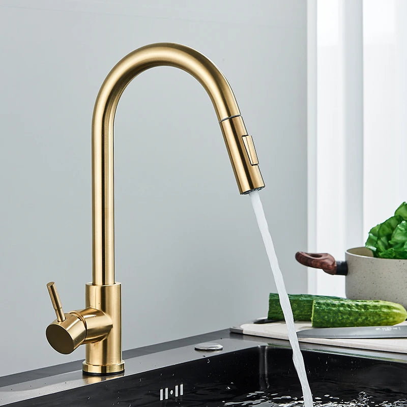 Rubinetto Eleganza Oro – Hochwertiger Küchenwasserhahn-letto-design.com
