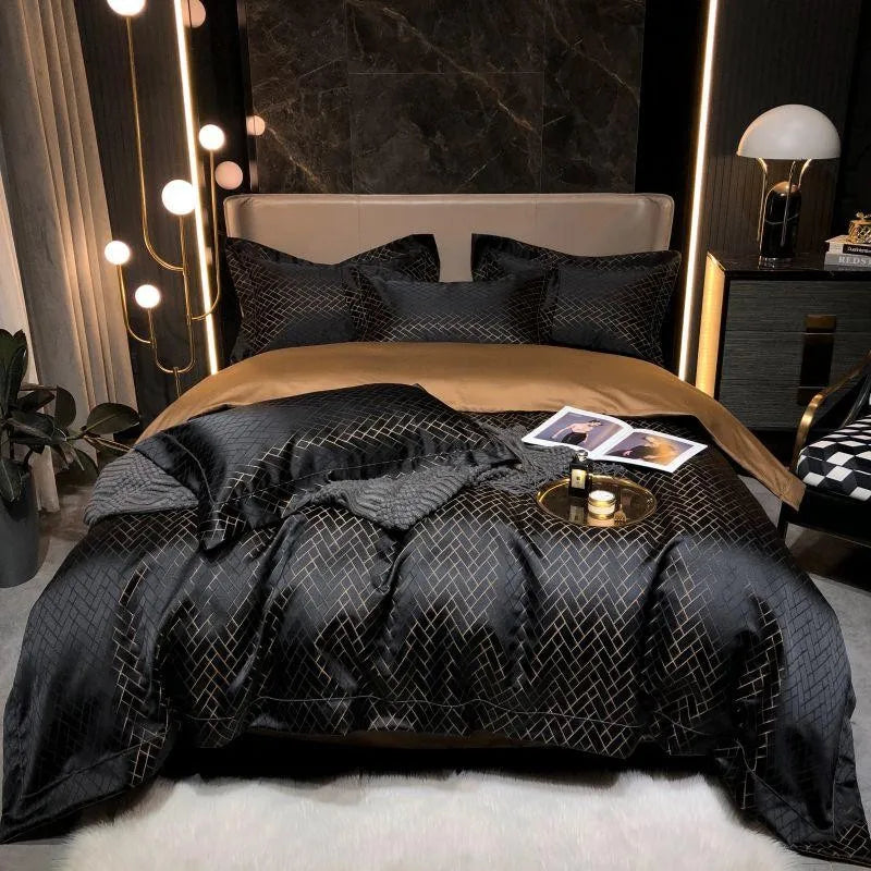 Lusso Elegante - Bettwäsche Set aus Baumwollsatin - Ägyptische Baumwolle-letto-design.com