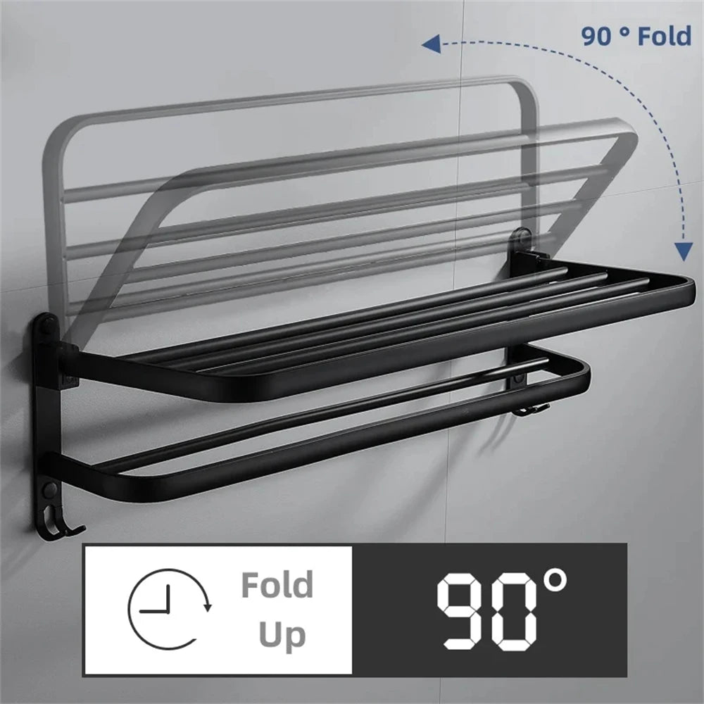 Scaffale Asciugamano Montato a Parete - Bad Organisation-letto-design.com