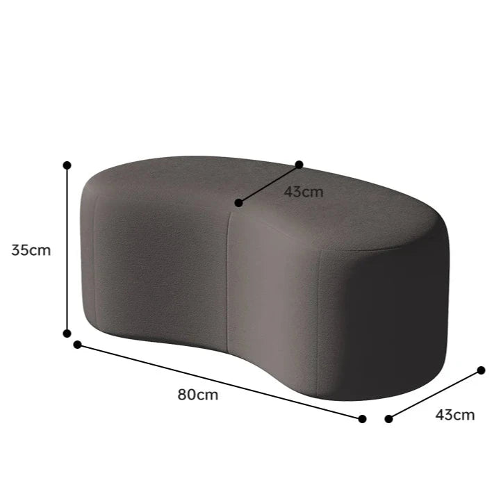 Moderner Bouclé-Sitzhocker – Eleganz und Komfort in Einem-letto-design.com