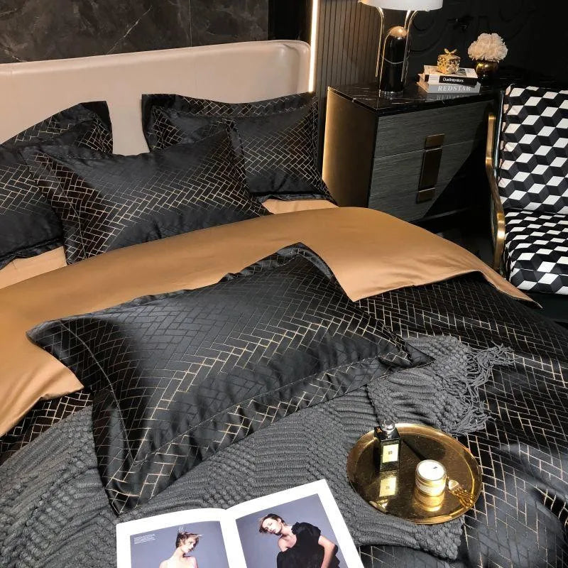 Lusso Elegante - Bettwäsche Set aus Baumwollsatin - Ägyptische Baumwolle-letto-design.com