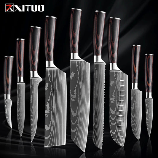 Premium XITUO Küchenmesserset – "Set di Coltelli Cucina Eleganza"-letto-design.com