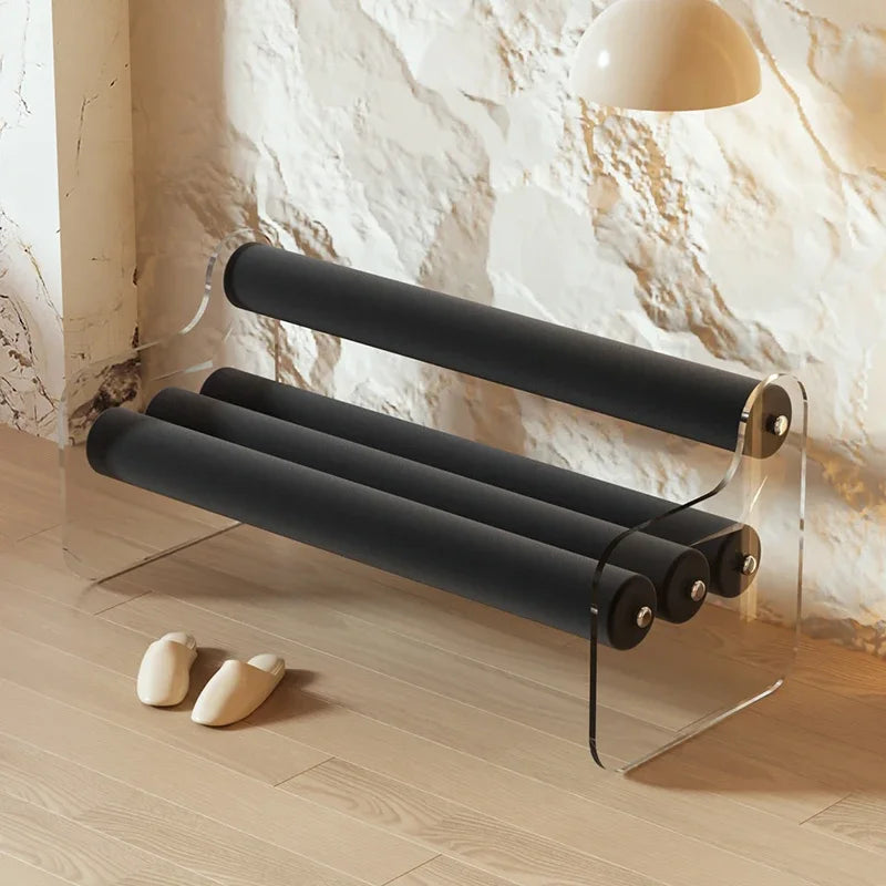 Minimalistische Acryl-Schuhbank – Design trifft Funktion-letto-design.com