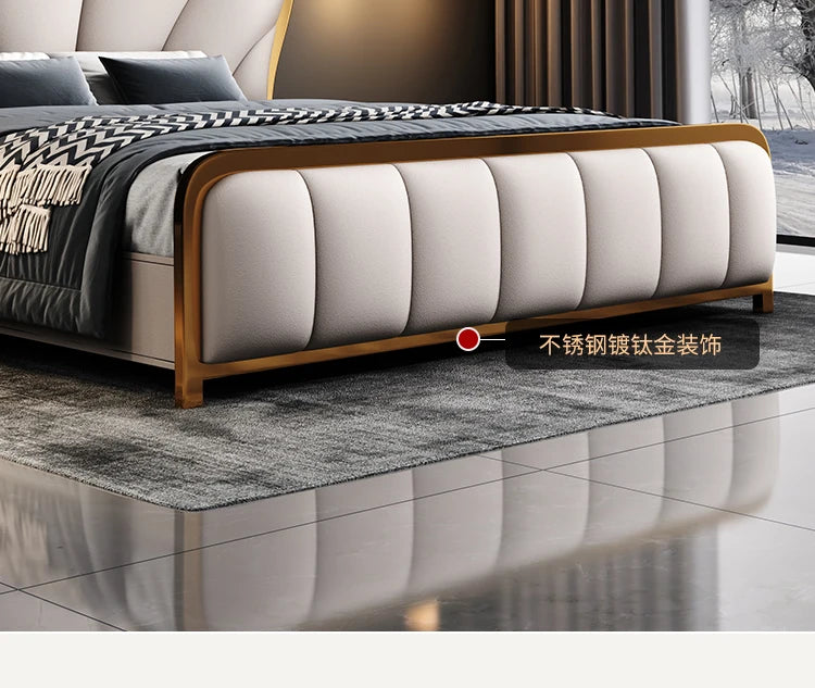 Elegantes Designer-Bett mit luxuriösem Komfort-letto-design.com