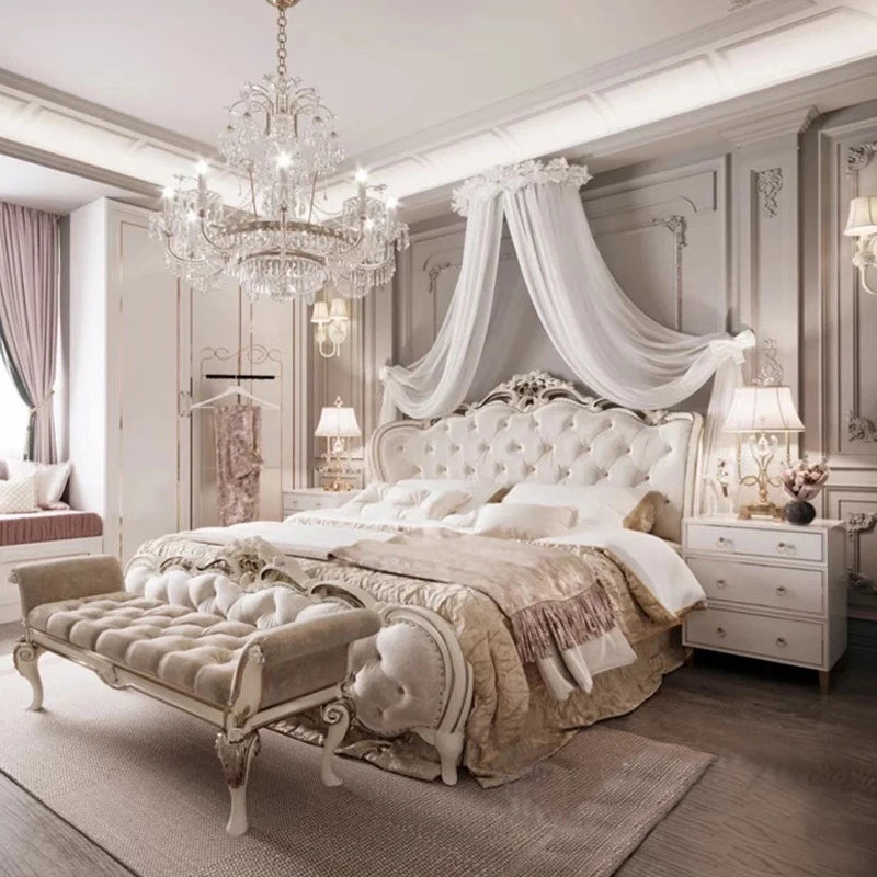 Kaiserliches Luxus-Bett "Majestät" aus edlem Massivholz-letto-design.com