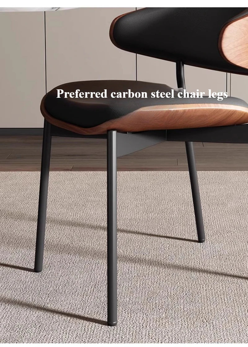 Eleganter Designstuhl aus Holz und Kunstleder – Komfort und Stil vereint-letto-design.com