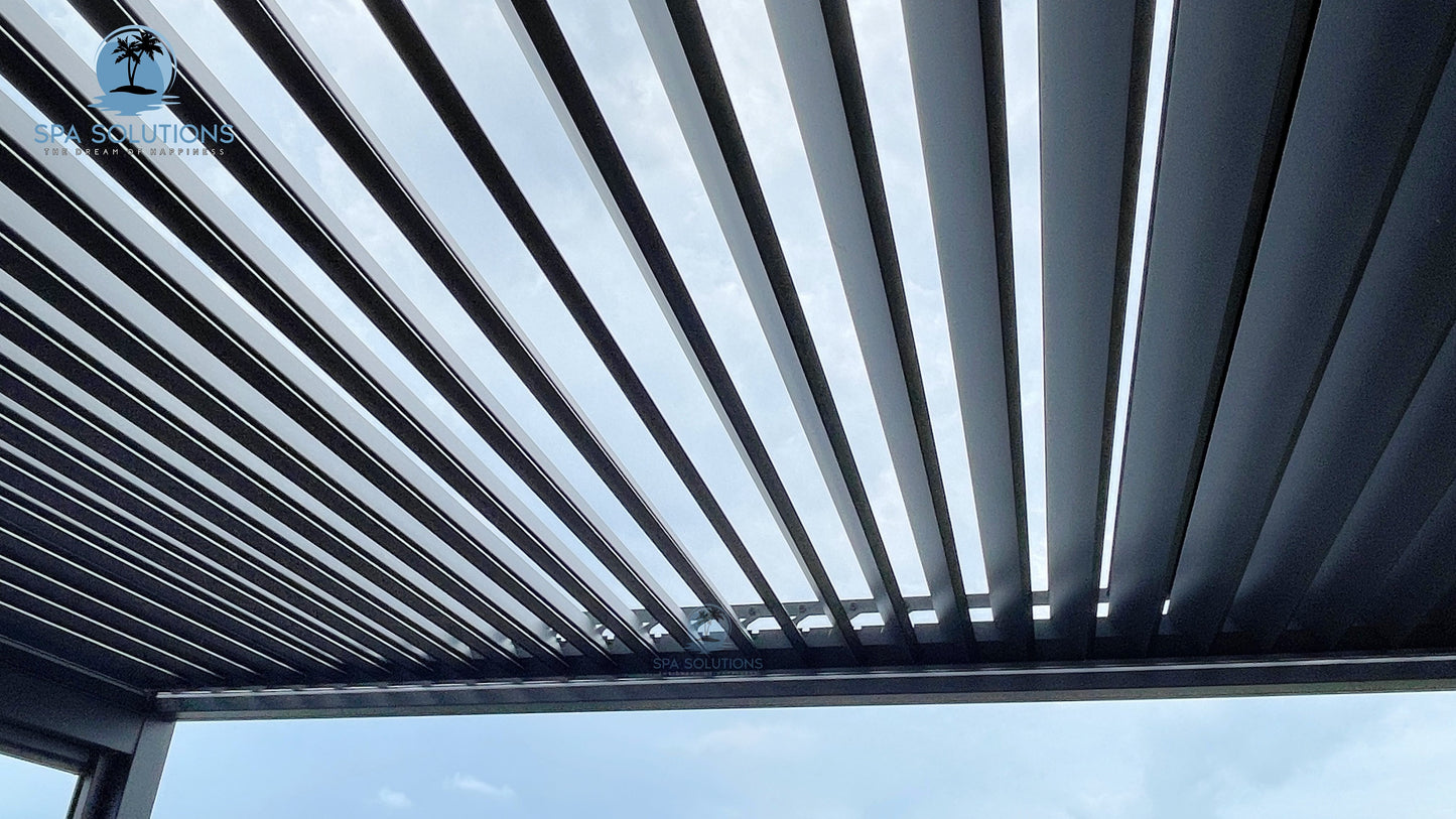 SkyLite ECO Aluminium Pergola LED 3m x 3m-letto-design.com