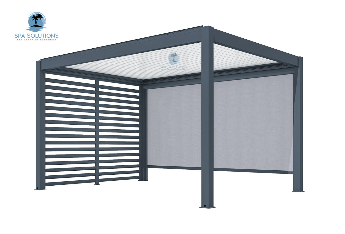Sky Pergola Seitenelement 3m-letto-design.com