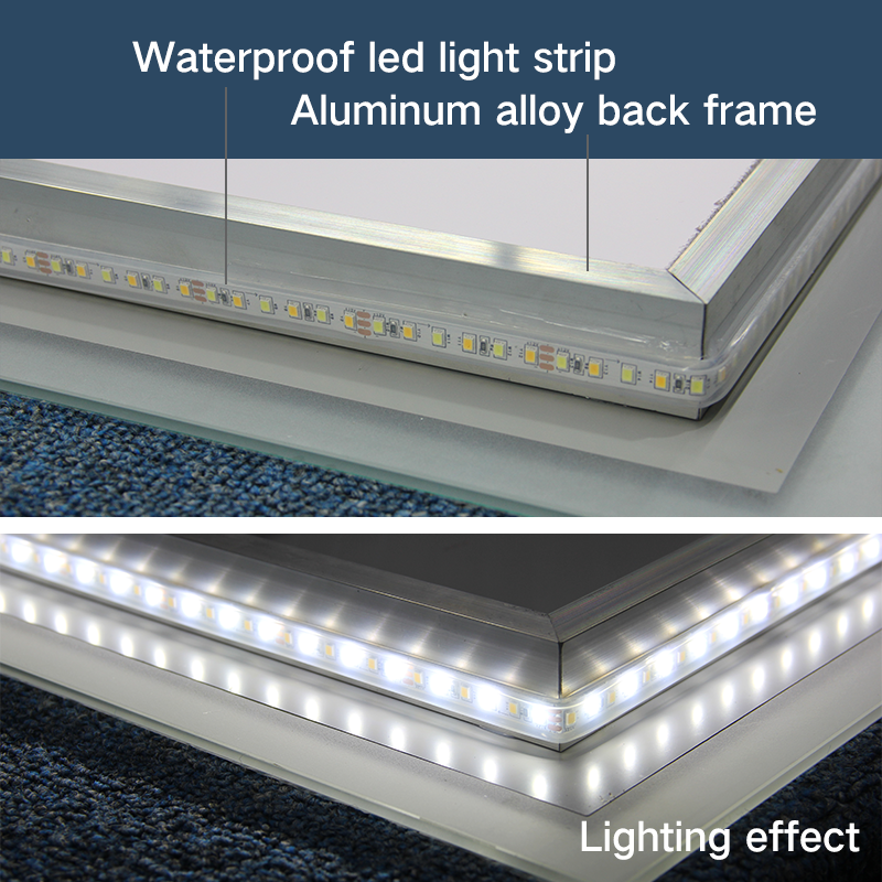 High End LED Spiegel mit allen Funktionen 180 cm x 80 cm-letto-design.com