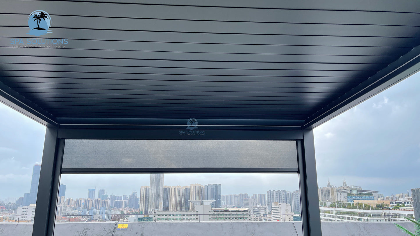 SkyLite ECO Aluminium Pergola LED 3m x 3m-letto-design.com