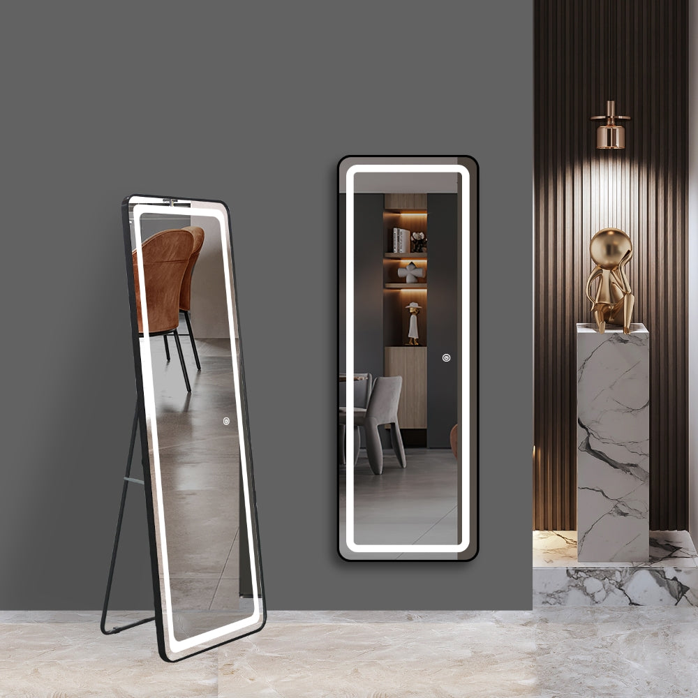 Standspiegel mit LED-letto-design.com
