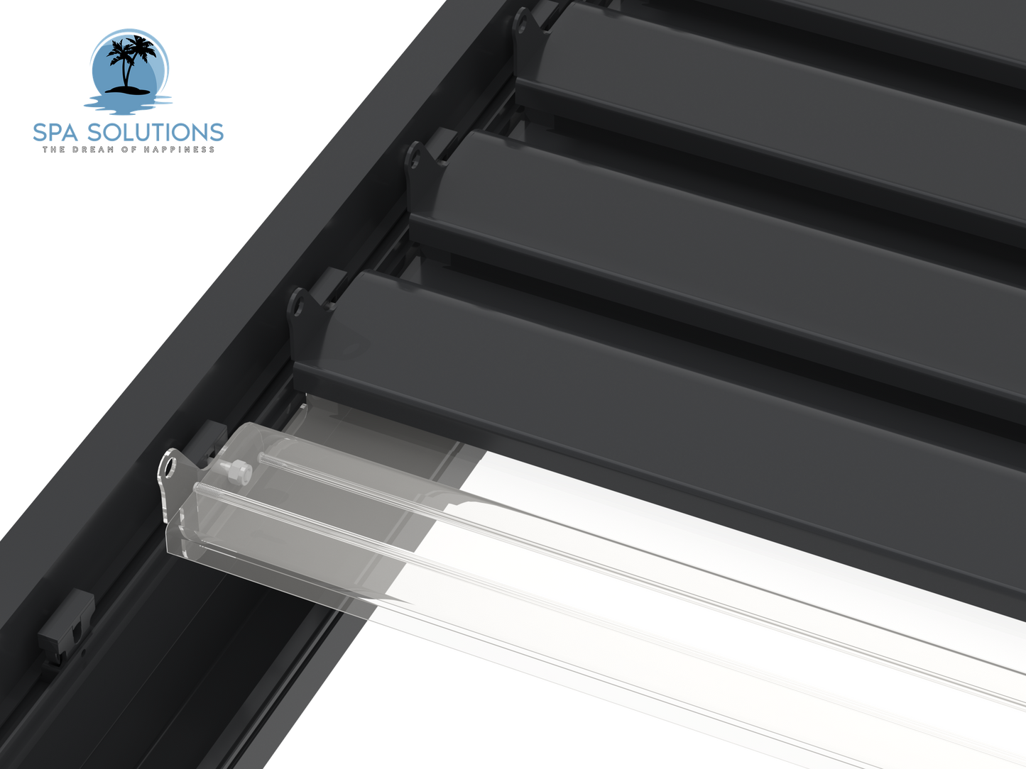 SkyMotion LED Aluminium Pergola 3m x 4m motorisiert-letto-design.com