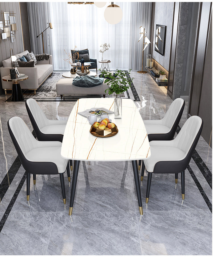 Esstisch Milano Platinum-White 160 cm-letto-design.com