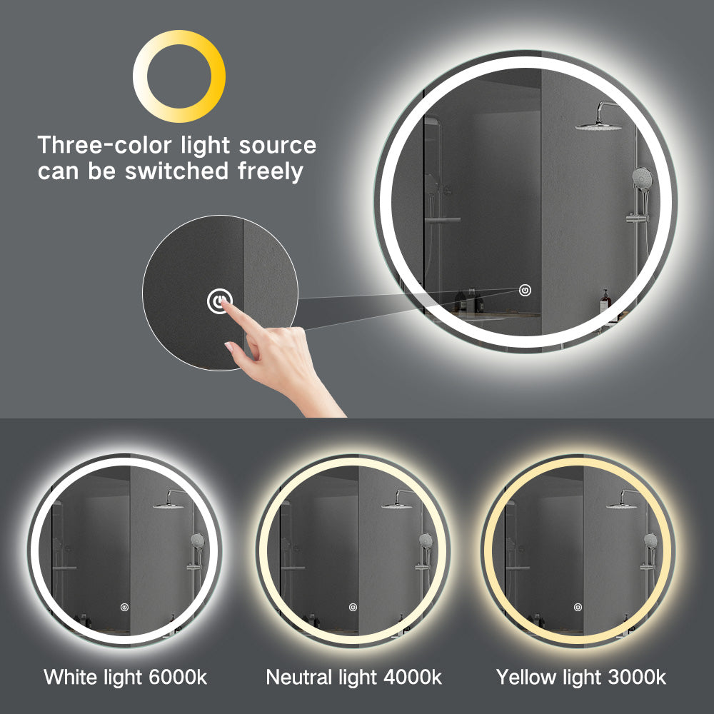 LED Spiegel mit Dimm Funktion 60 cm-letto-design.com