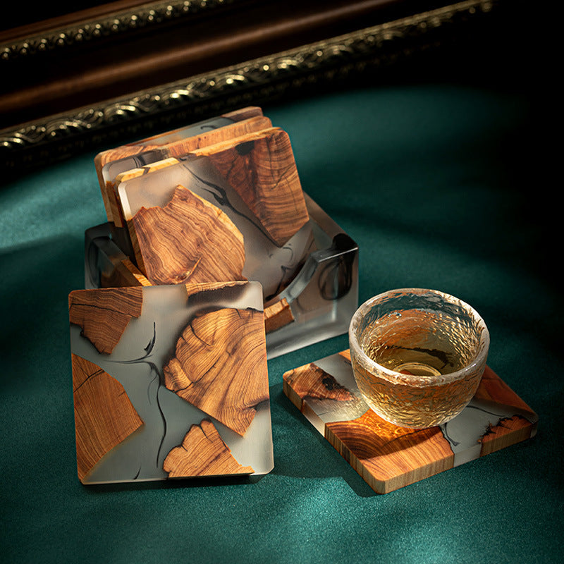 Elegante Epoxidharz Untersetzer-letto-design.com