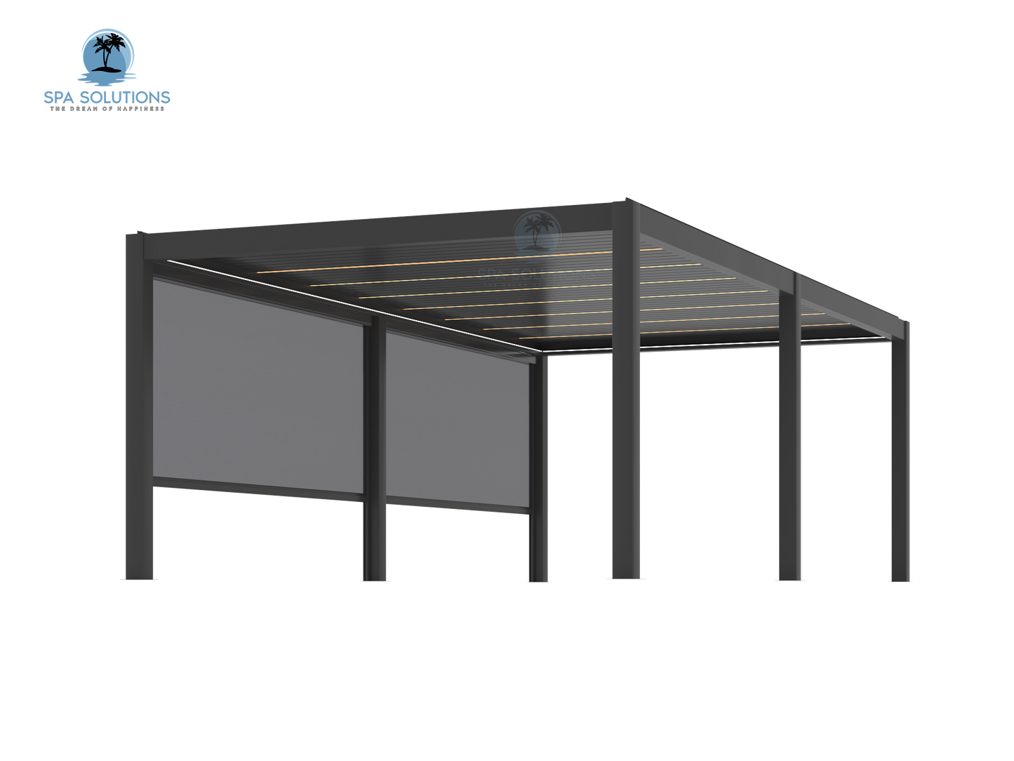 Sky Pergola Seitenrollo 4m-letto-design.com