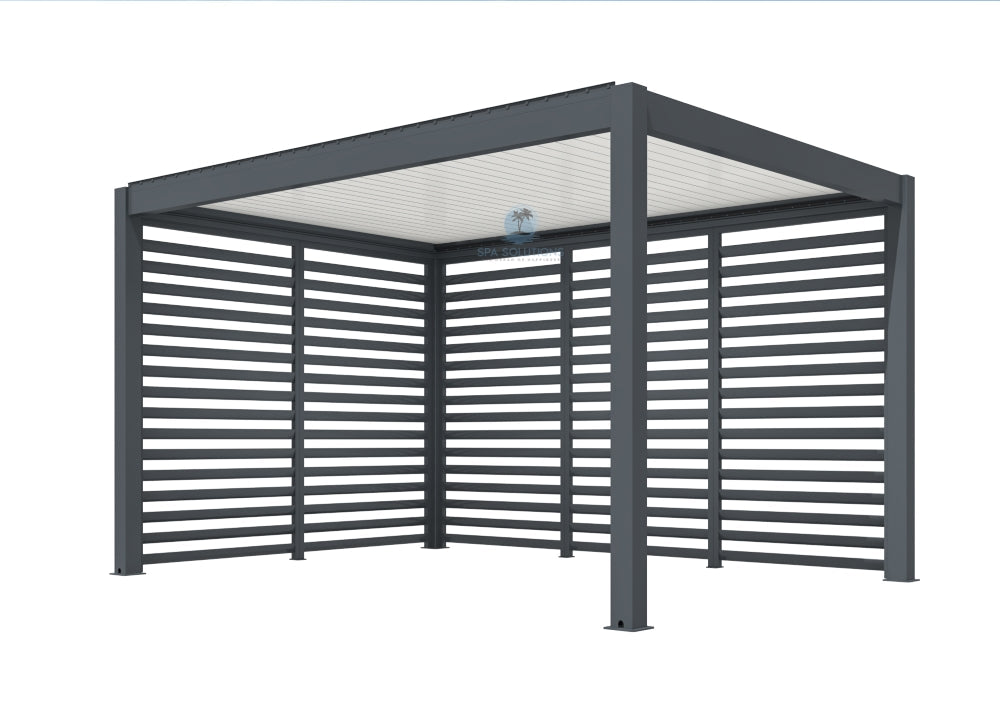 Sky Pergola Seitenelement 4m-letto-design.com