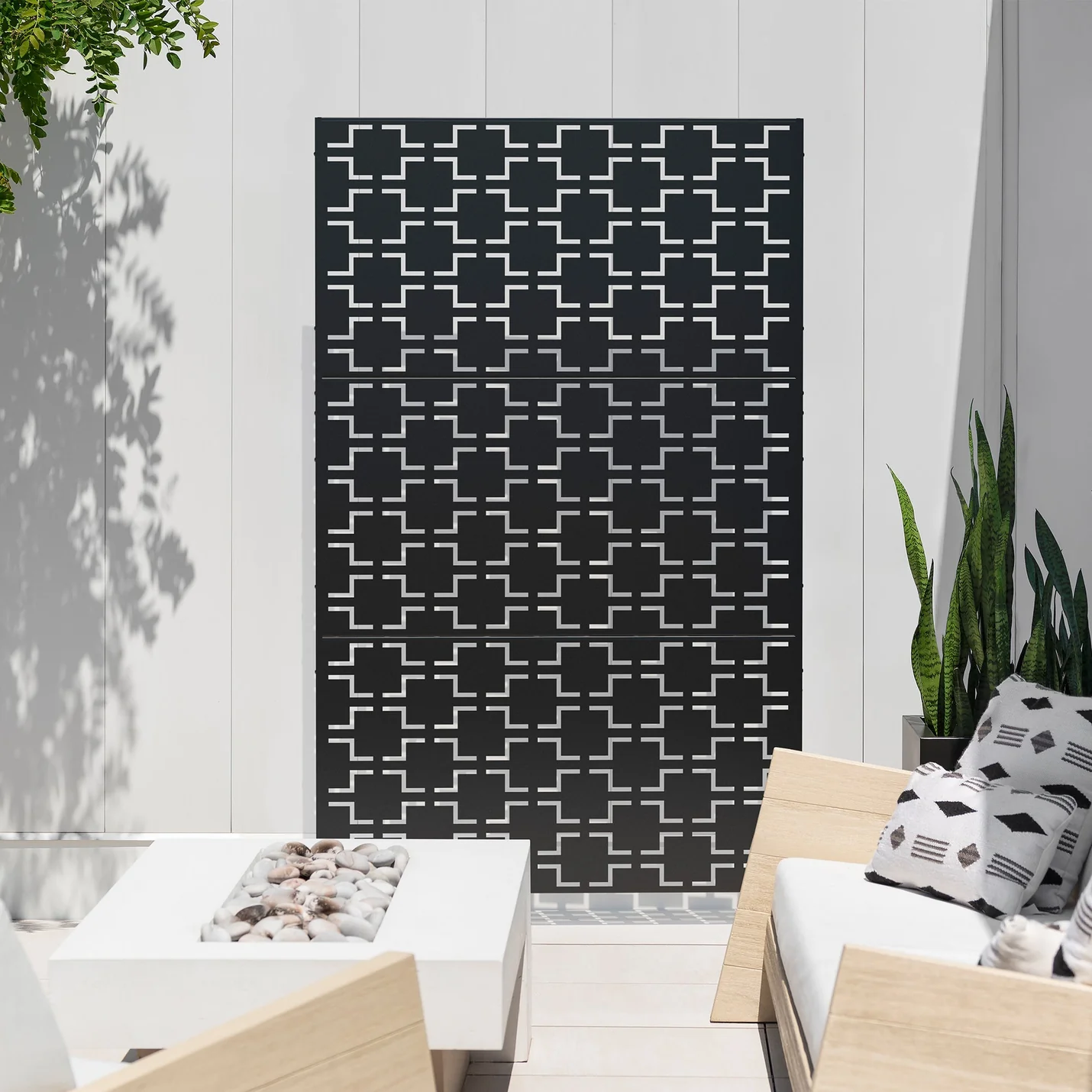 Moderne Sichtschutzwand Teramo-letto-design.com