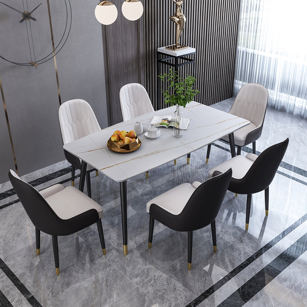 Esstisch Milano Platinum-White 160 cm-letto-design.com