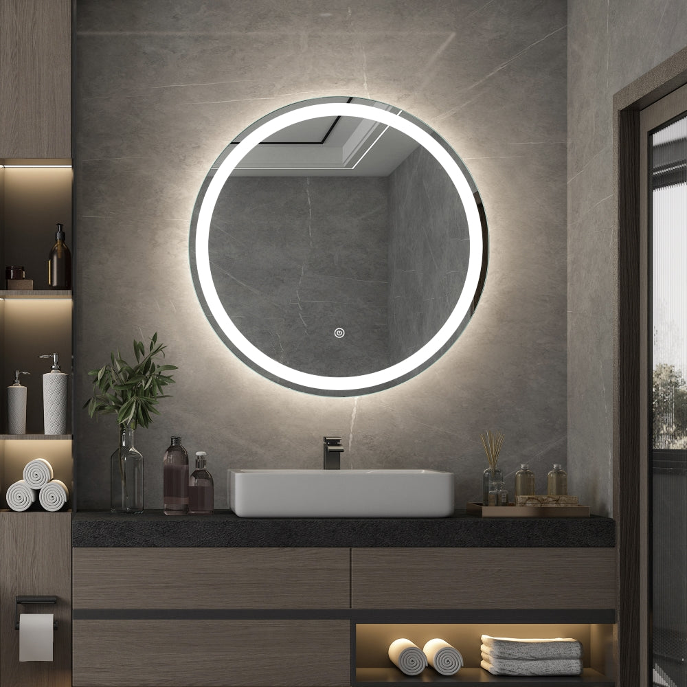 LED Spiegel mit Dimm Funktion 60 cm-letto-design.com