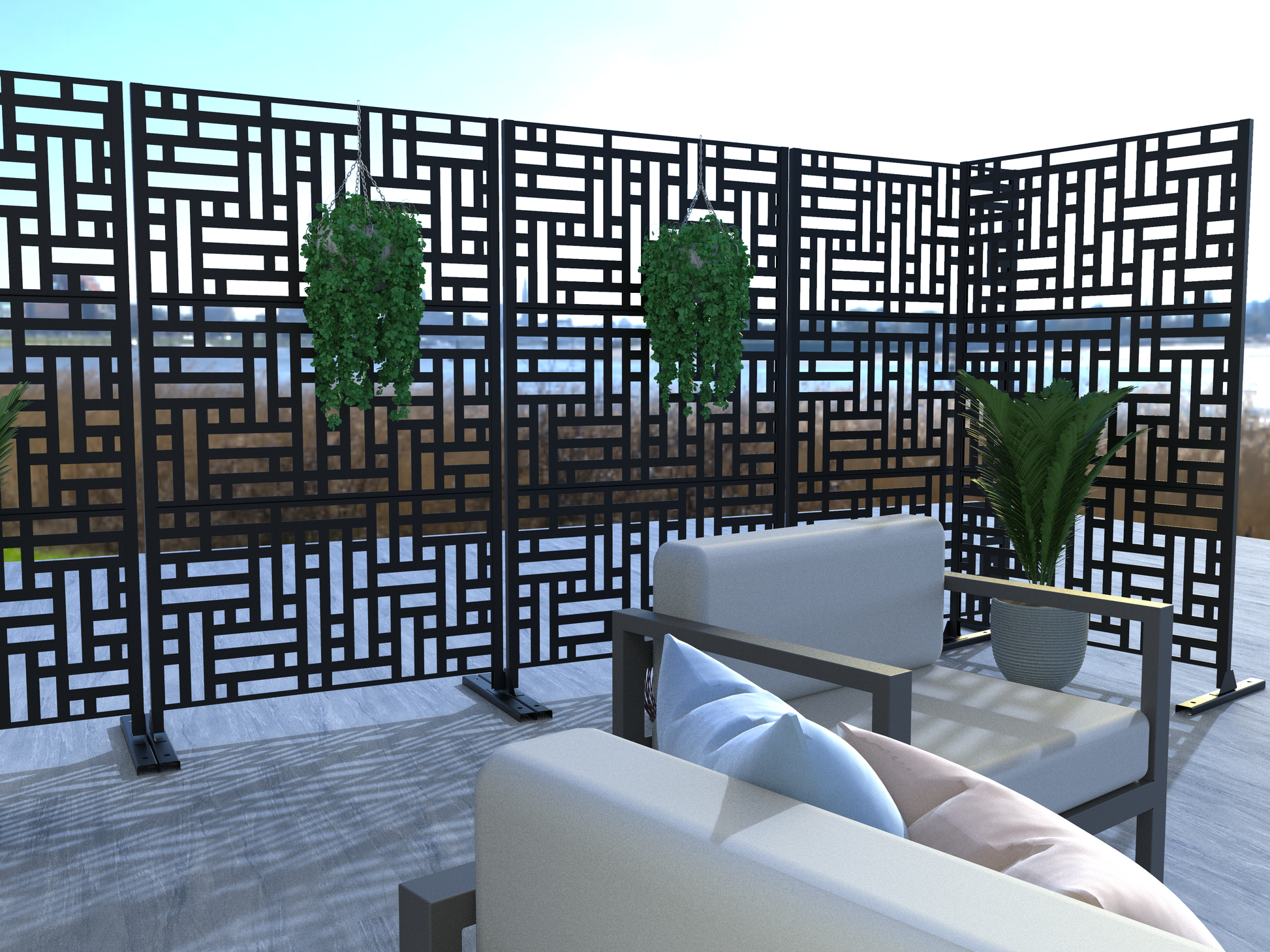 Moderne Sichtschutzwand Siena-letto-design.com