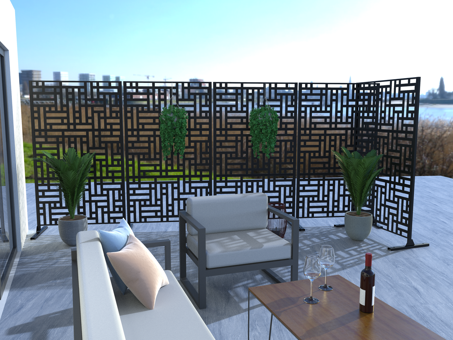 Moderne Sichtschutzwand Siena-letto-design.com