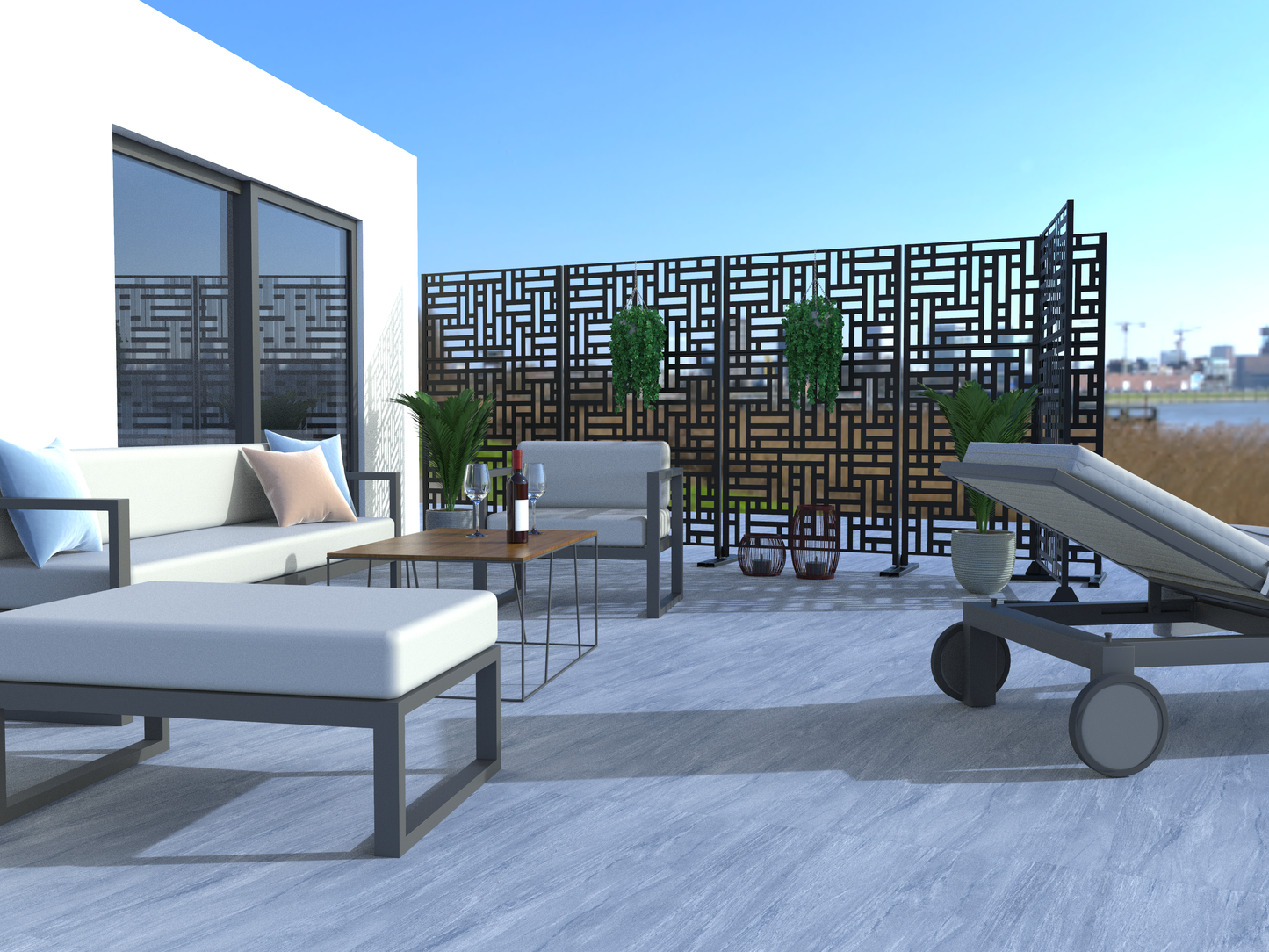 Moderne Sichtschutzwand Siena-letto-design.com