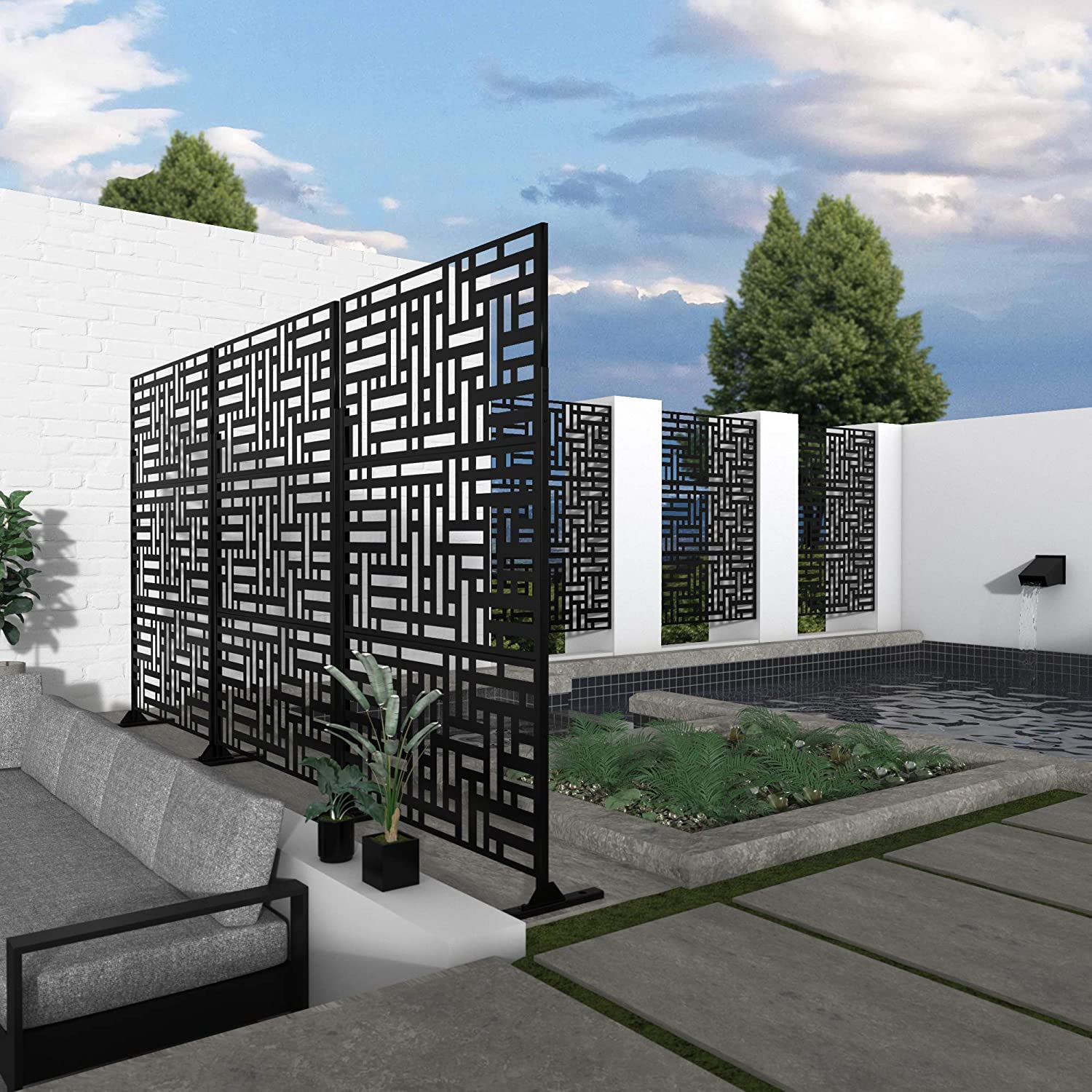 Moderne Sichtschutzwand Siena-letto-design.com