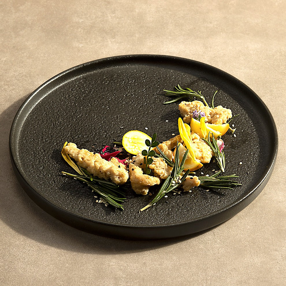 Arezzo Geschirrset komplett Schwarz 16 teilig-letto-design.com