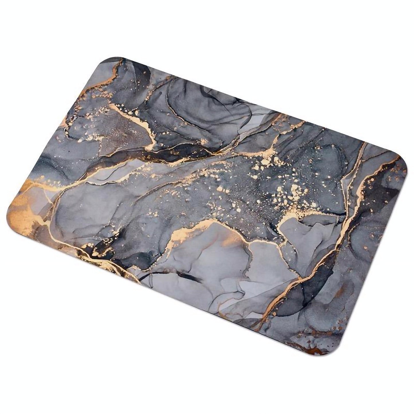 Badezimmer Teppich Marmoroptik-letto-design.com