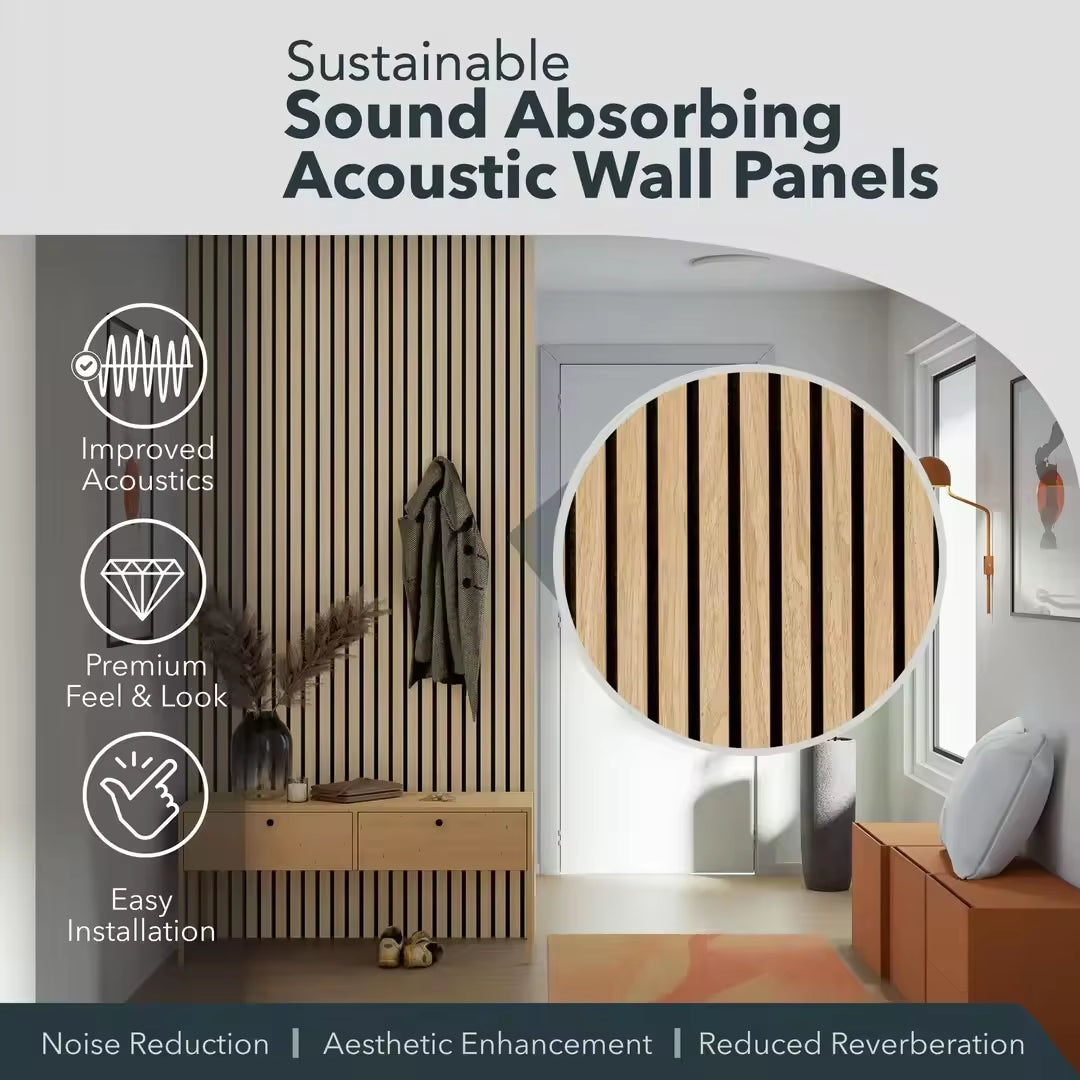 Akupanel Modern Interior 3D Acoustic Wall Panels Wood Akustik Panel for Studio Sound Proof Decoration Wood Slat Panel