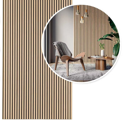 Akupanel Modern Interior 3D Acoustic Wall Panels Wood Akustik Panel for Studio Sound Proof Decoration Wood Slat Panel