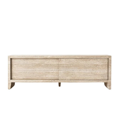 Sideboard "Marmo Eleganza" – Minimalistisches Design mit luxuriösem Travertin