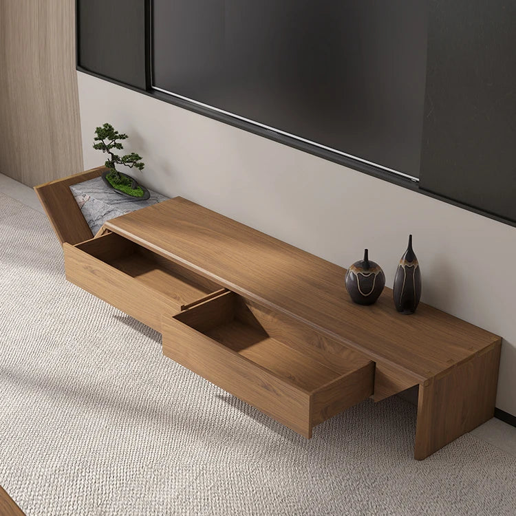 Standard size stand tv 75 wooden tv stand modern with coffee table set-letto-design.com