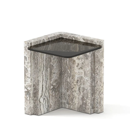 Beistelltisch "Eckdesign Marble Lux"