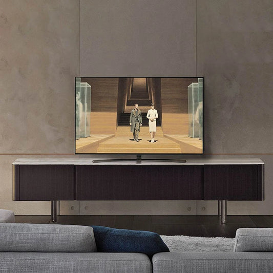 TV-Lowboard Eleganza Nero – Zeitloses Design mit edlem Marmo-letto-design.com