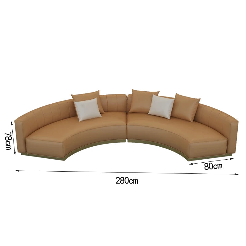 Exklusives Halbkreis-Sofa „Luna Curve“ – Eleganz trifft Komfort