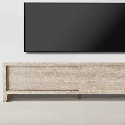 Sideboard "Marmo Eleganza" – Minimalistisches Design mit luxuriösem Travertin