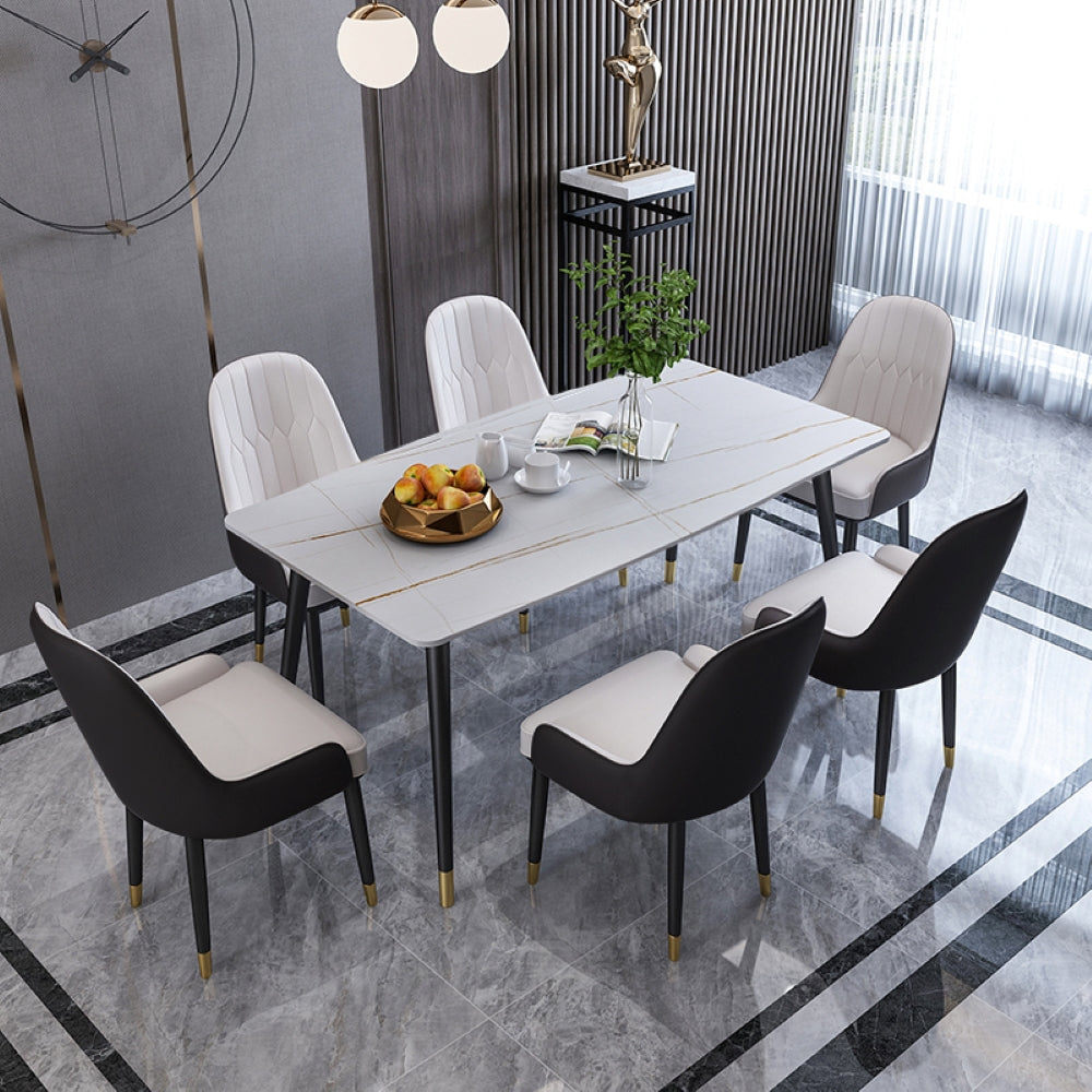 Dining table Milano Platinum-White 160 cm